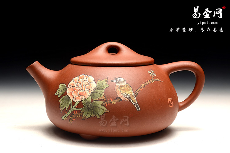 江苏紫砂壶艺人：丁小明石瓢茶壶图片