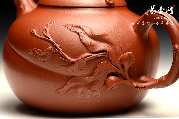 宜兴紫砂壶，杨尚坤紫砂壶，全手工寿桃壶图片