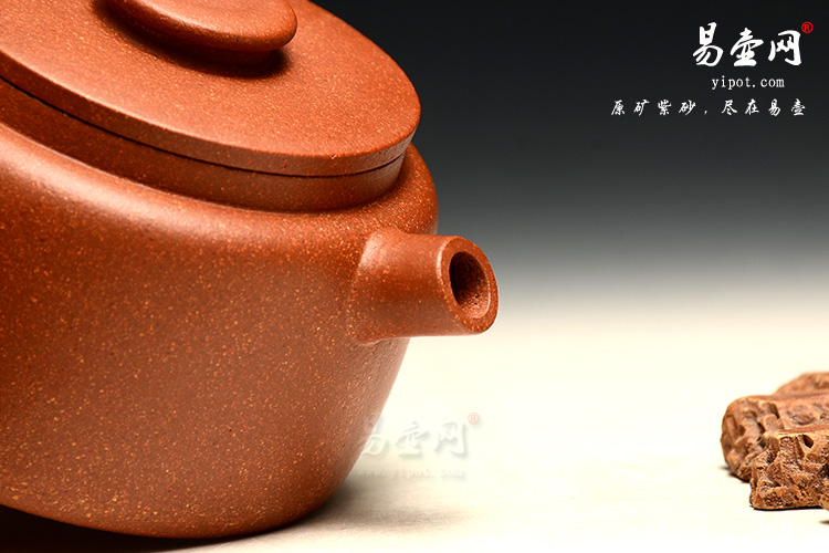 降坡泥紫砂茶壶：巨轮壶图片