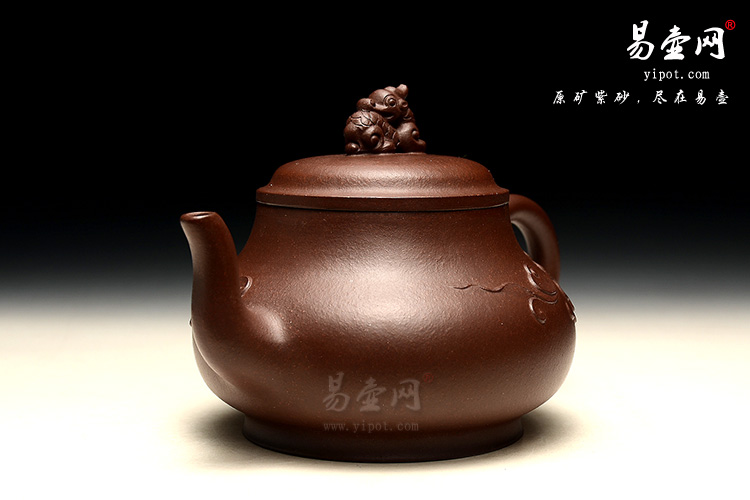 宜兴紫砂壶名家：徐俊英飞龙在天壶图片