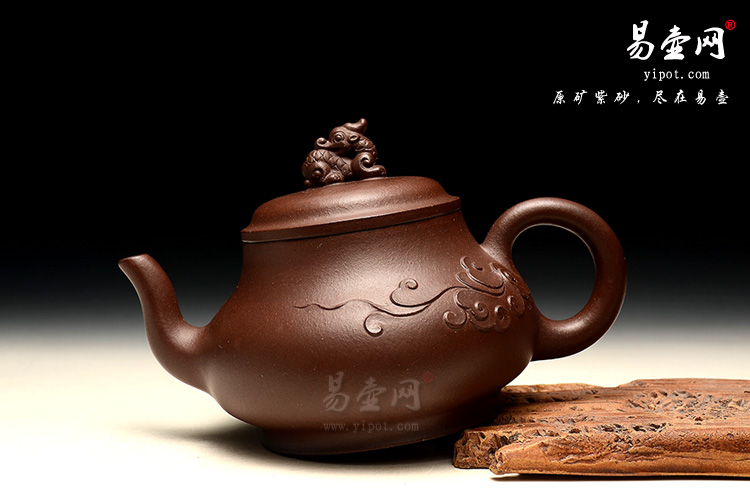 宜兴紫砂壶名家：徐俊英飞龙在天壶图片